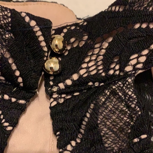 Akira Black & cream Lace Midi Dress - Picture 7 of 15